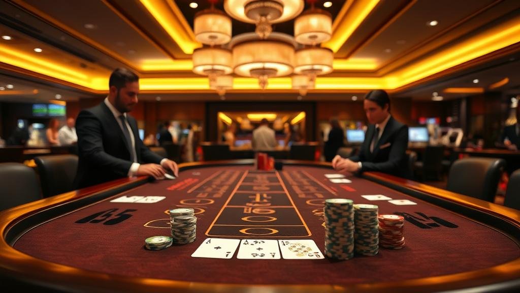 ตารางบาคาร่าพร้อมอัตราจ่ายและ Side Bets