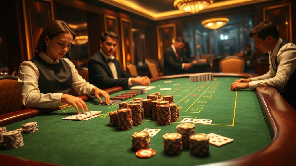 การวางเดิมพันในเกมบาคาร่า