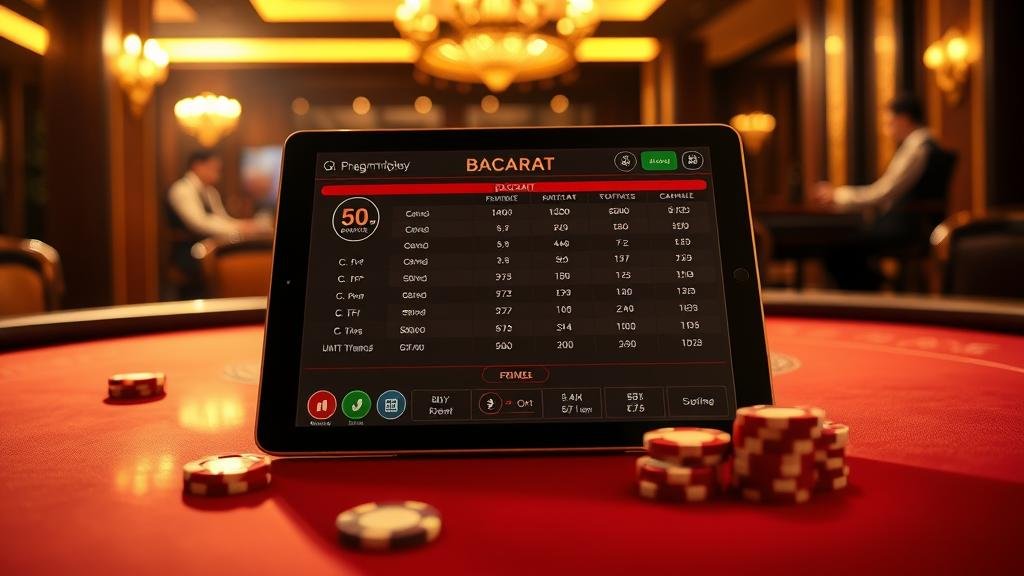 เทคนิคการอ่านเค้าไพ่บาคาร่าบนแท็บเล็ต