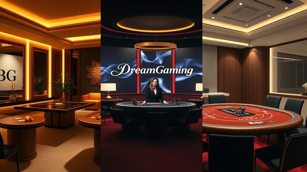 ห้องบาคาร่า DreamGaming หรูหรา