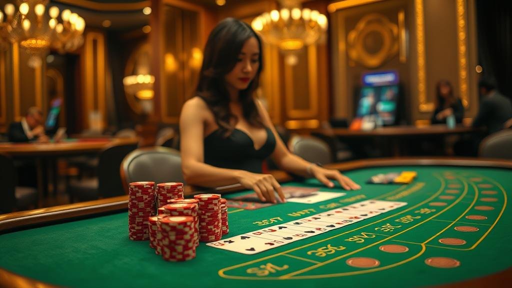 การเปิดไพ่บาคาร่าสด