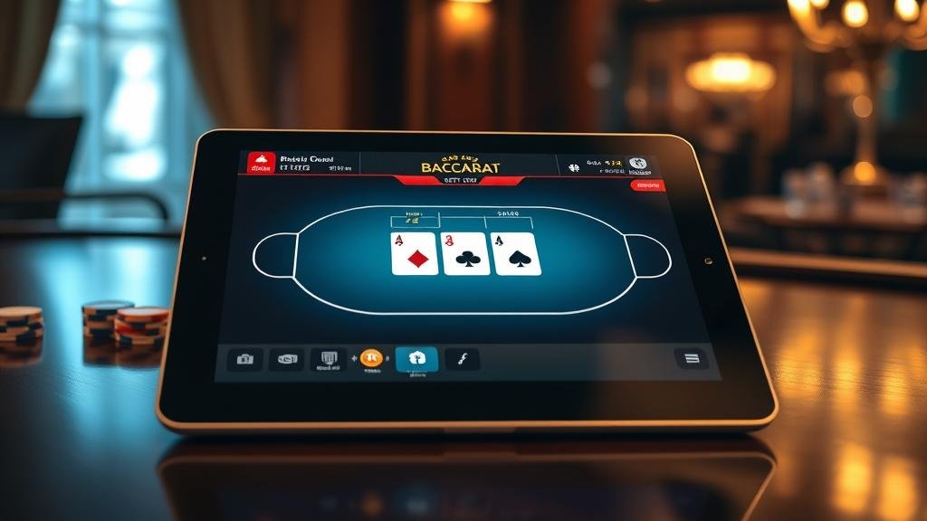 เปรียบเทียบการเล่นบาคาร่าบนเดสก์ท็อปและแท็บเล็ต