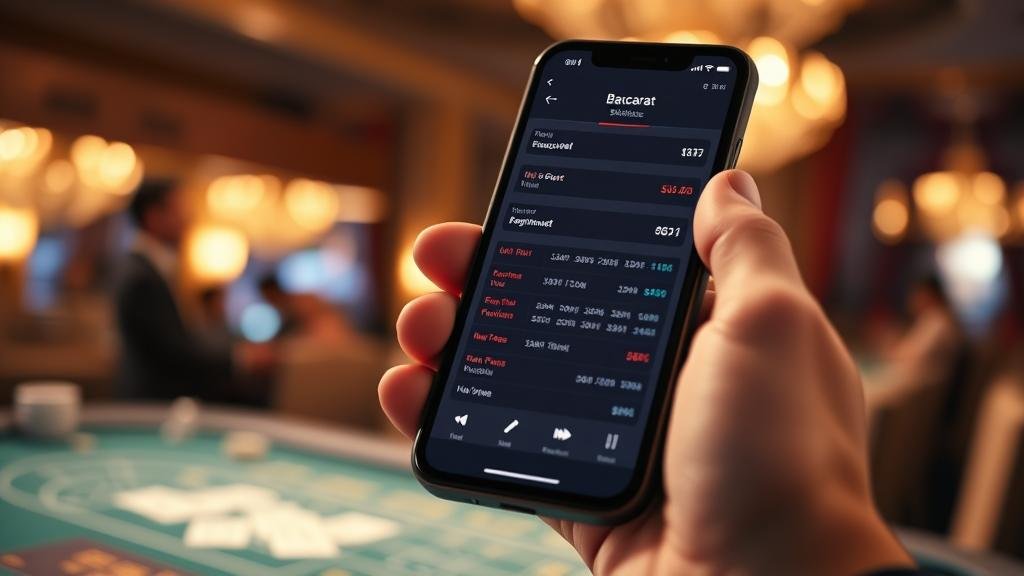 กราฟแสดงเค้าไพ่บาคาร่าแบบละเอียด