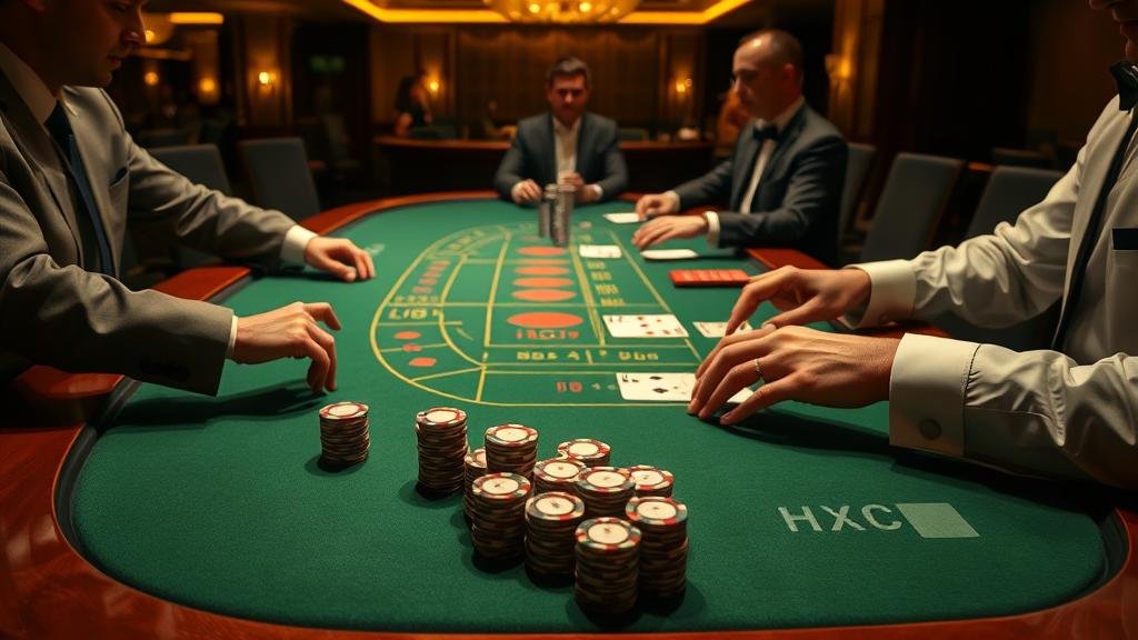 ตารางแสดงรูปแบบเค้าไพ่บาคาร่า