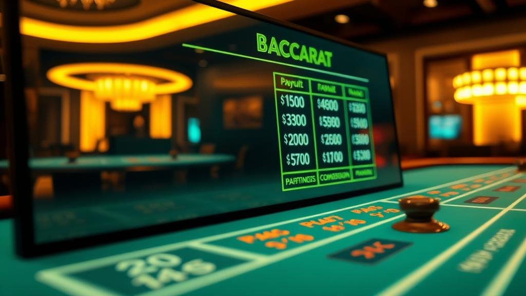 หน้าจอเกมบาคาร่า XPG ที่เน้นความเร็วและสถิติ