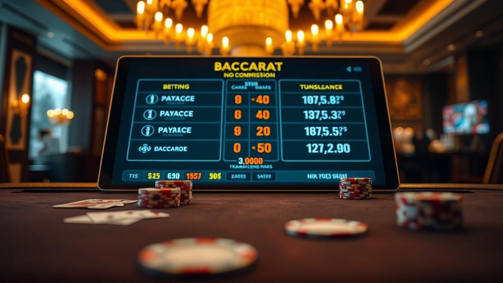 หน้าจอเกมบาคาร่าจากหลากหลายค่าย เช่น LuckyStreak, TVBet, WM