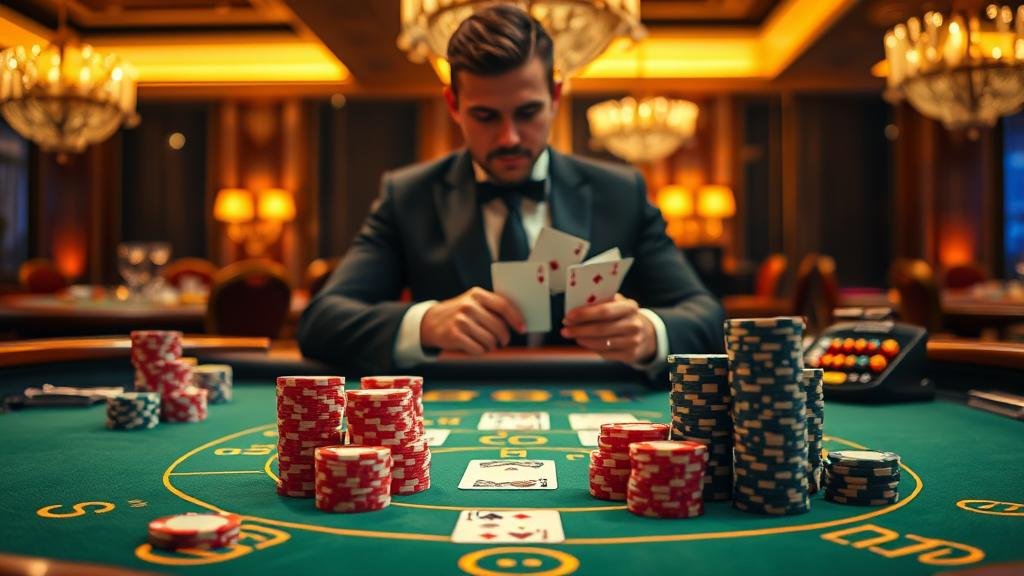 อินโฟกราฟิกแสดงเค้าไพ่บาคาร่า