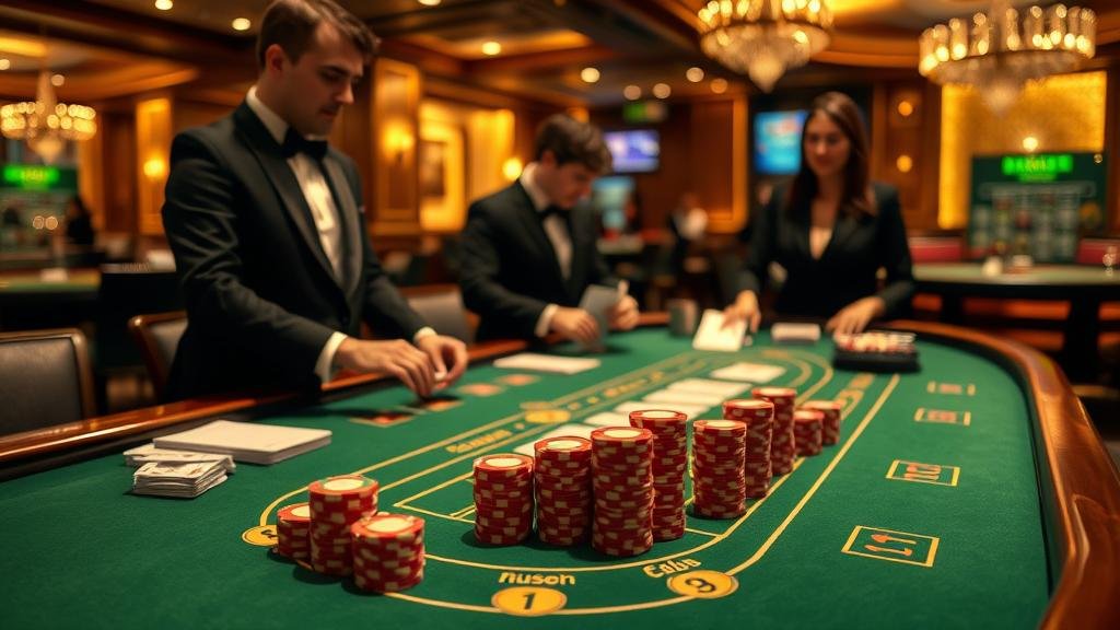 ดีลเลอร์บาคาร่ามืออาชีพจาก SA Gaming