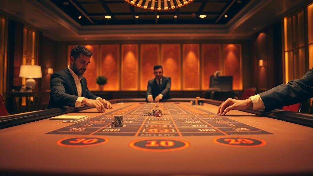 หน้าจอเกมบาคาร่า BBIN บนแท็บเล็ต