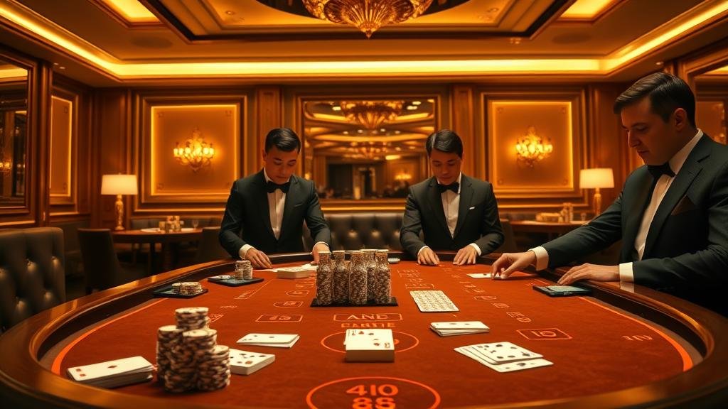 การสควีซไพ่บาคาร่าในห้อง VIP