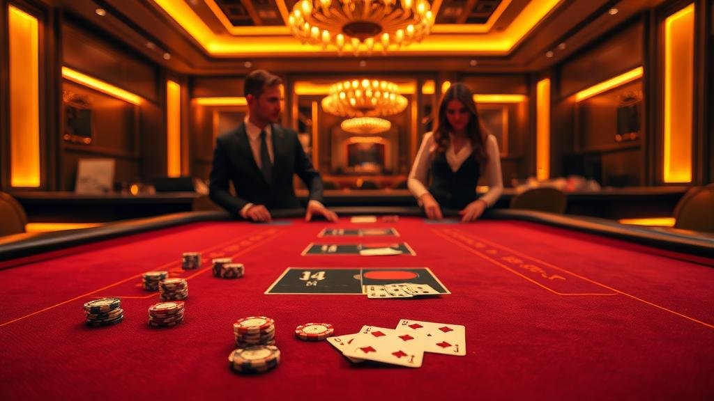 หน้าจอเล่นบาคาร่าออนไลน์พร้อมตัวเลือกไร้คอมมิชชั่น