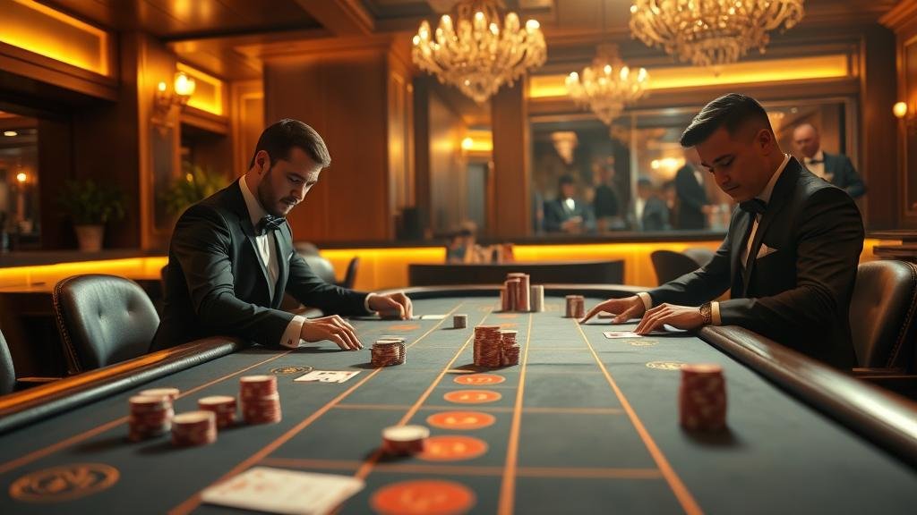 กราฟแสดงผลกำไรจากการเล่นบาคาร่า