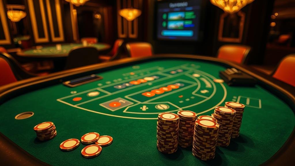 โต๊ะบาคาร่า BG พร้อมดีลเลอร์สด