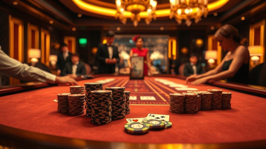 ภาพแสดงเค้าไพ่บาคาร่าแบบต่างๆ เช่น มังกรและปิงปอง