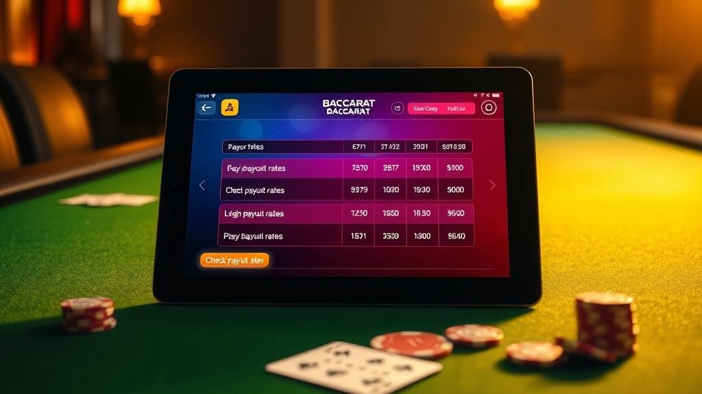 ตารางแสดงเทคนิคการบริหารงบประมาณและกลยุทธ์การเดิมพันบาคาร่า