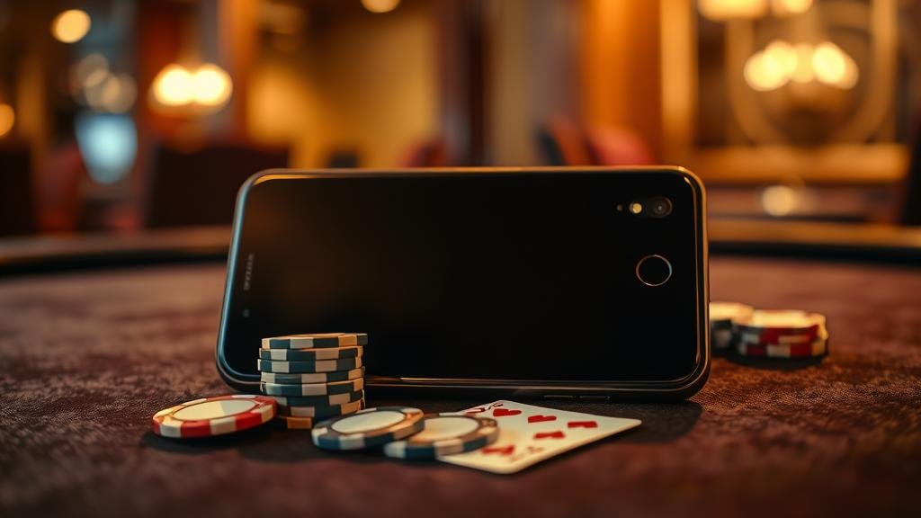 หน้าจอเกมบาคาร่าบนมือถือ Android พร้อมสถิติ