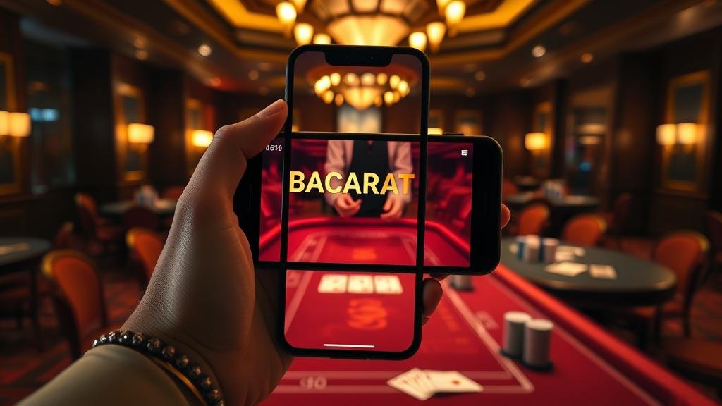 บรรยากาศการเล่นบาคาร่าสด