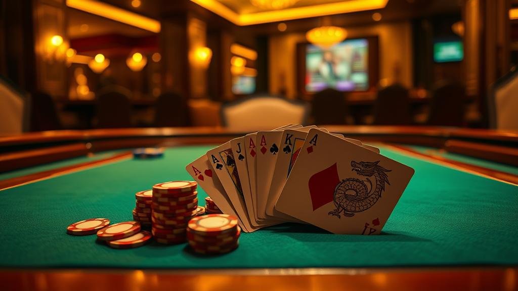 นักพนันกำลังเลือกโต๊ะบาคาร่าอย่างมีกลยุทธ์