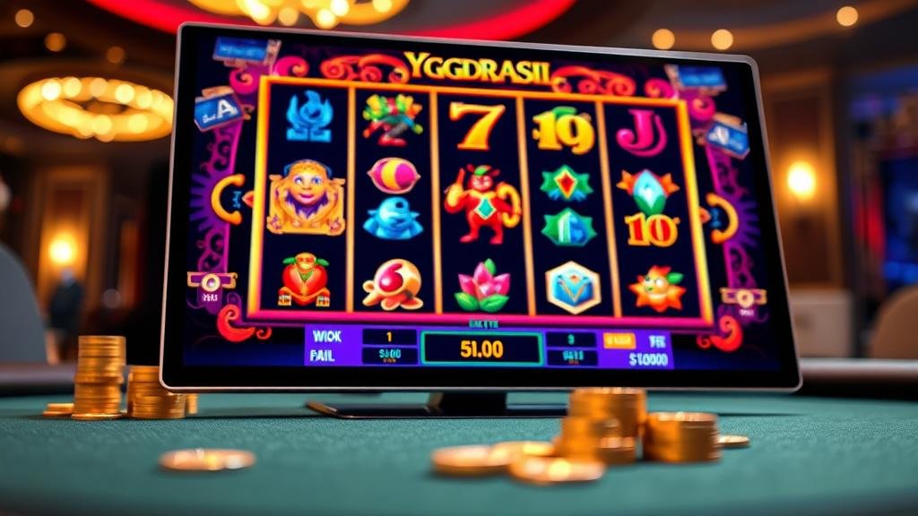 หน้าจอข้อมูลเกมสล็อต YGGDRASIL แสดงค่า RTP