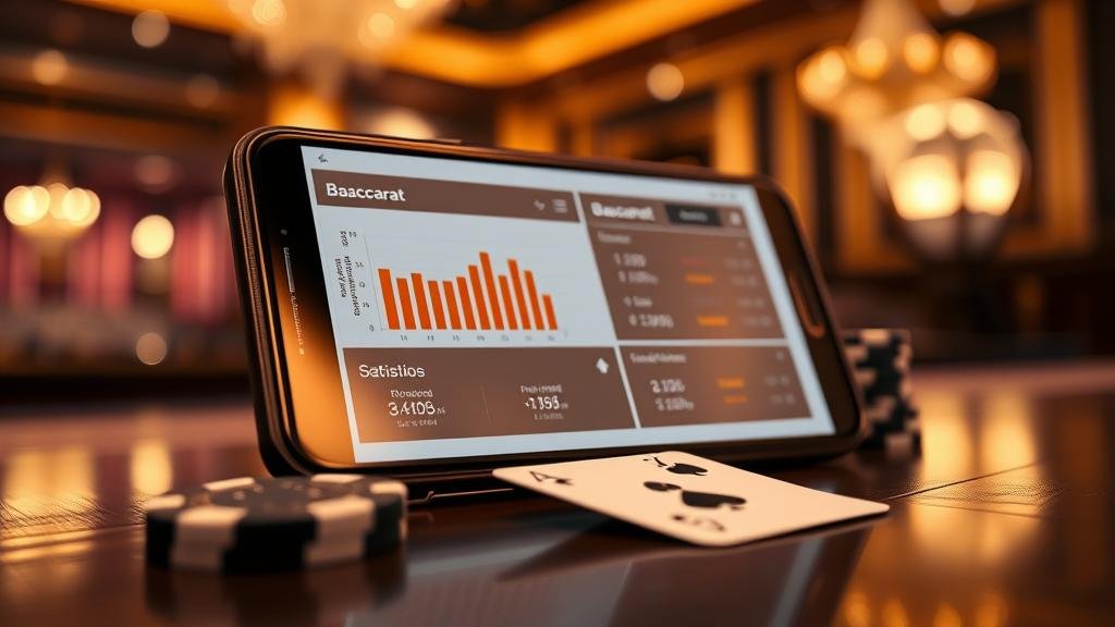 การวิเคราะห์สถิติบาคาร่าบนแท็บเล็ต