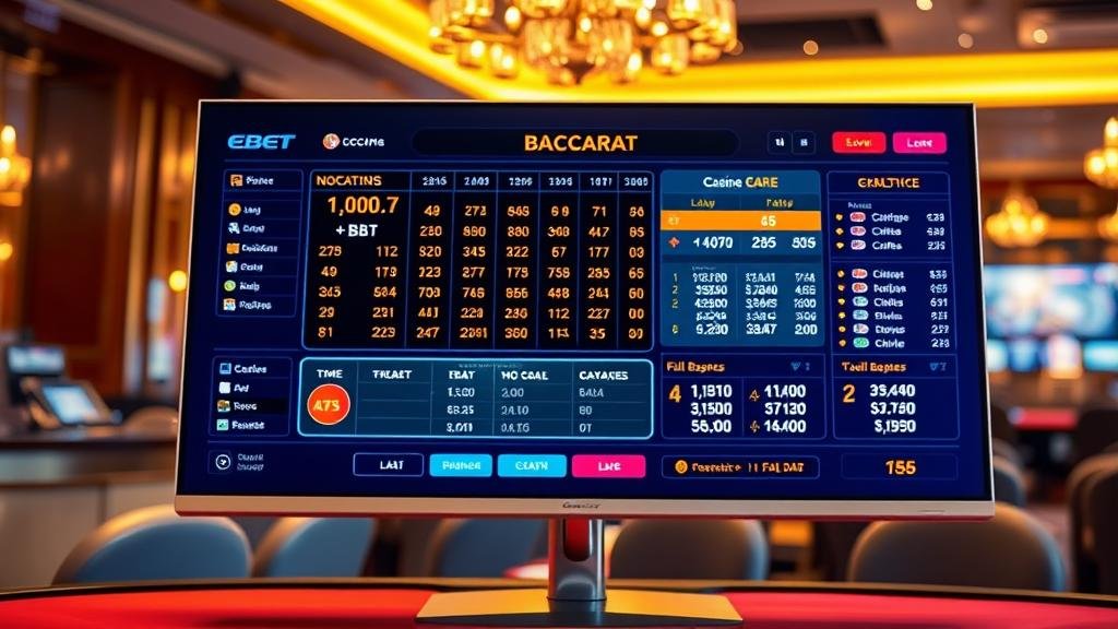 สถิติบาคาร่า EBET Nova แสดงเปอร์เซ็นต์และข้อมูลสำคัญ