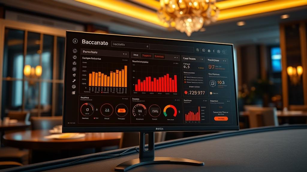 รายละเอียดแดชบอร์ดบาคาร่า แสดงสถิติไพ่