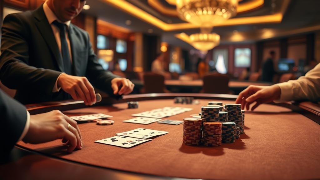 การเดินเงินและวางเดิมพันบาคาร่า