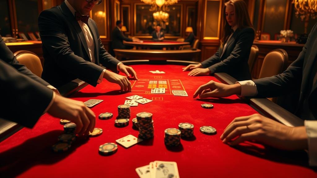 ภาพอินโฟกราฟิกแสดงการคุมงบและตั้งเป้ากำไรบาคาร่า