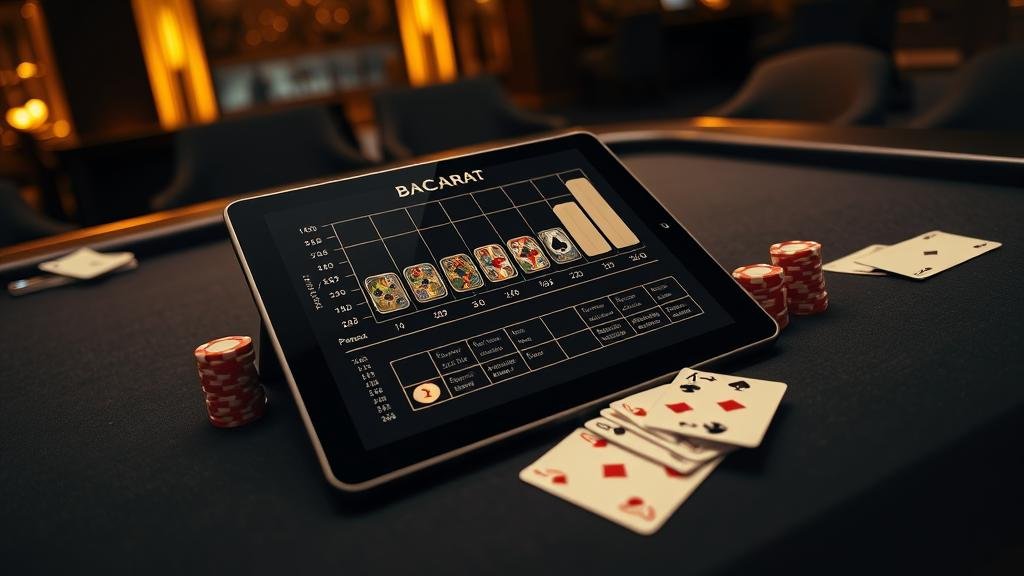 การบันทึกผลและตั้งเป้ากำไรบาคาร่าบน Mac