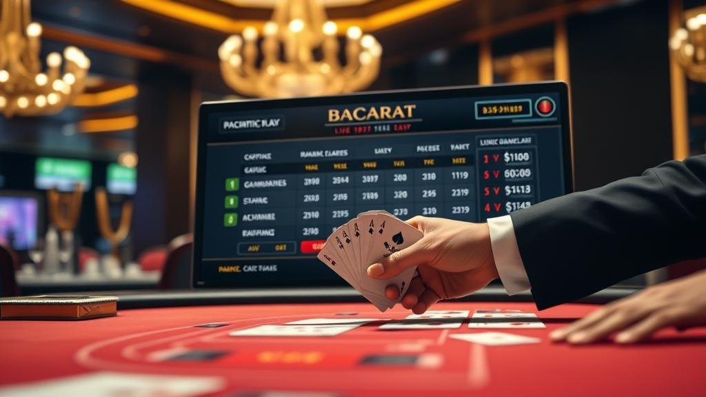 กราฟสถิติการเดิมพันบาคาร่า