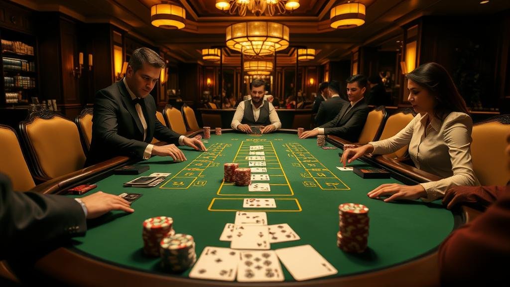 ตัวอย่างเค้าไพ่บาคาร่า ถนนใหญ่และลูกปัด