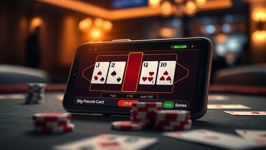 ภาพแสดงเค้าไพ่บาคาร่า ถนนใหญ่ และ ลูกปัด