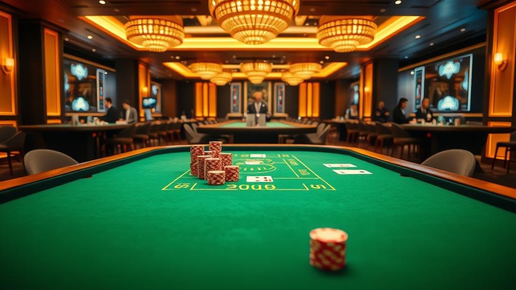 ผู้เล่นบาคาร่าที่กำลังตัดสินใจเลือกห้อง