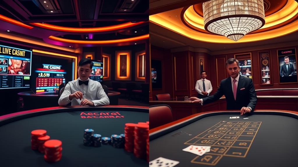 การดูสถิติและเค้าไพ่บาคาร่าบนแท็บเล็ต