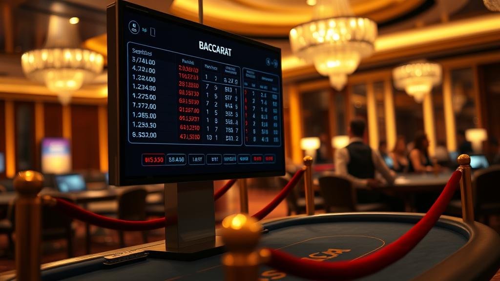 กราฟแสดงสถิติการชนะของบาคาร่า