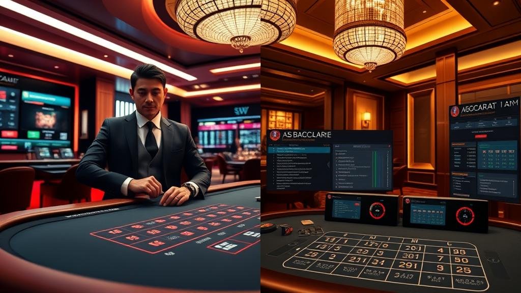 การทดสอบสูตรบาคาร่าบนแท็บเล็ต