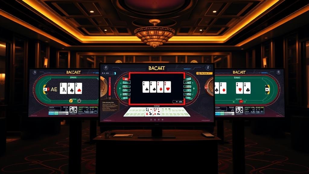 ตัวอย่างเค้าไพ่บาคาร่า: ถนนใหญ่, ปิงปอง, สามตัด