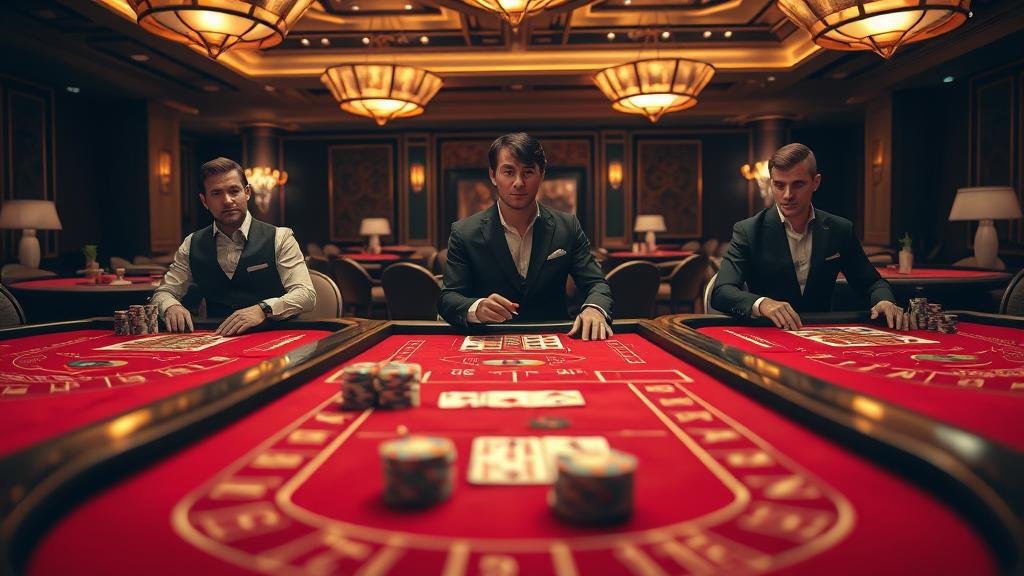 ตัวอย่างเค้าไพ่บาคาร่า: สามติด, สามตัด, สลับยาว