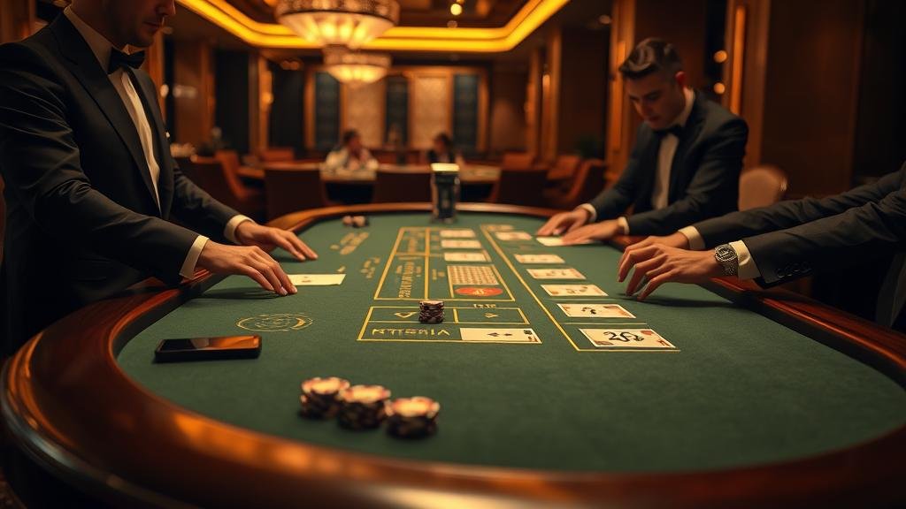 ภาพแสดงเค้าไพ่ปิงปองและสองตัดในบาคาร่า