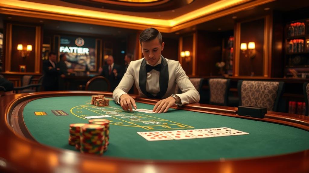 ตัวอย่างเค้าไพ่บาคาร่า ลูกปัด และถนนไม้ขีด