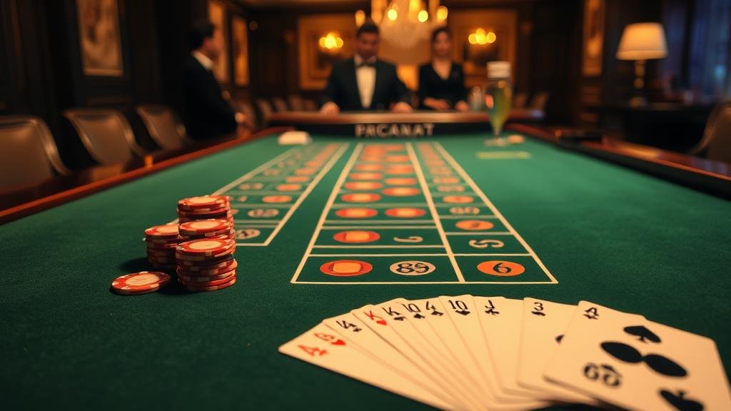 ผู้เล่นบาคาร่ากำลังวิเคราะห์เค้าไพ่