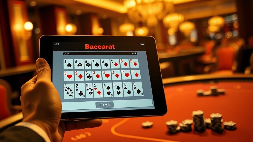 การวางแผนกลยุทธ์บาคาร่าบน iPad