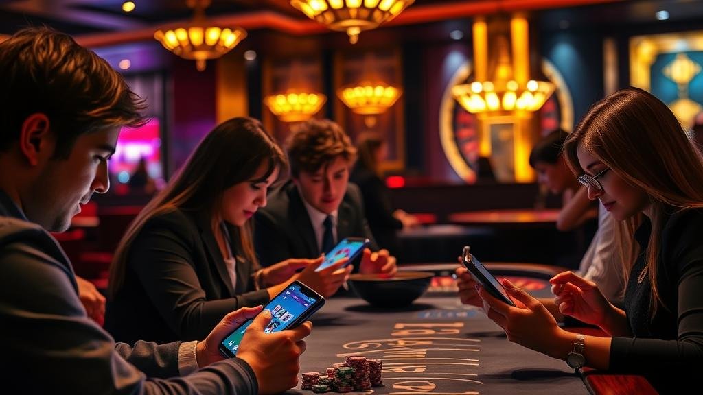 บันทึกผลการเล่นบาคาร่าบนแท็บเล็ต