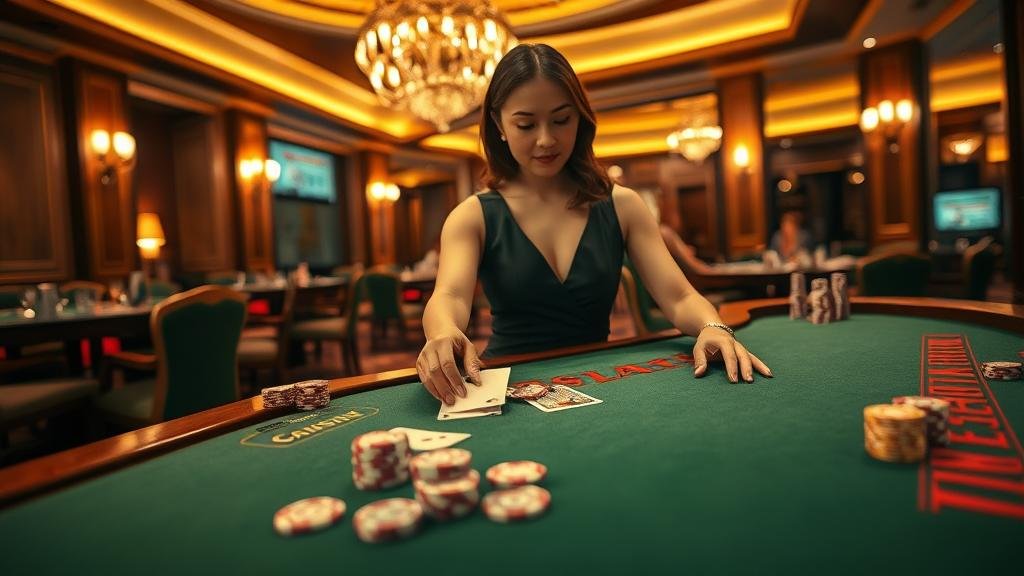 หน้าจอแสดงผลบาคาร่าไลฟ์สดพร้อมเครื่องมือบริหารเงิน