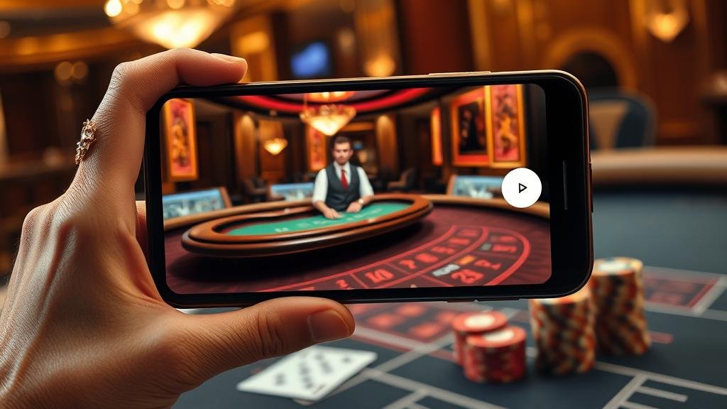 ภาพเกมบาคาร่า Pragmatic Live บนมือถือ