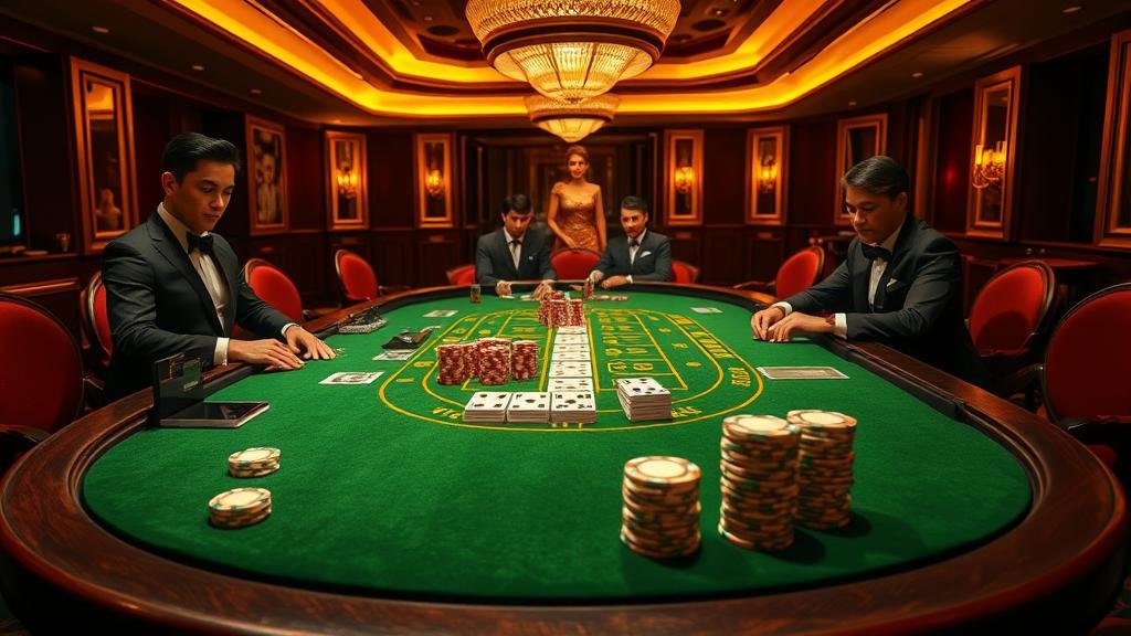 ตัวอย่างเค้าไพ่ มังกร และ ปิงปอง ในบาคาร่า Evolution