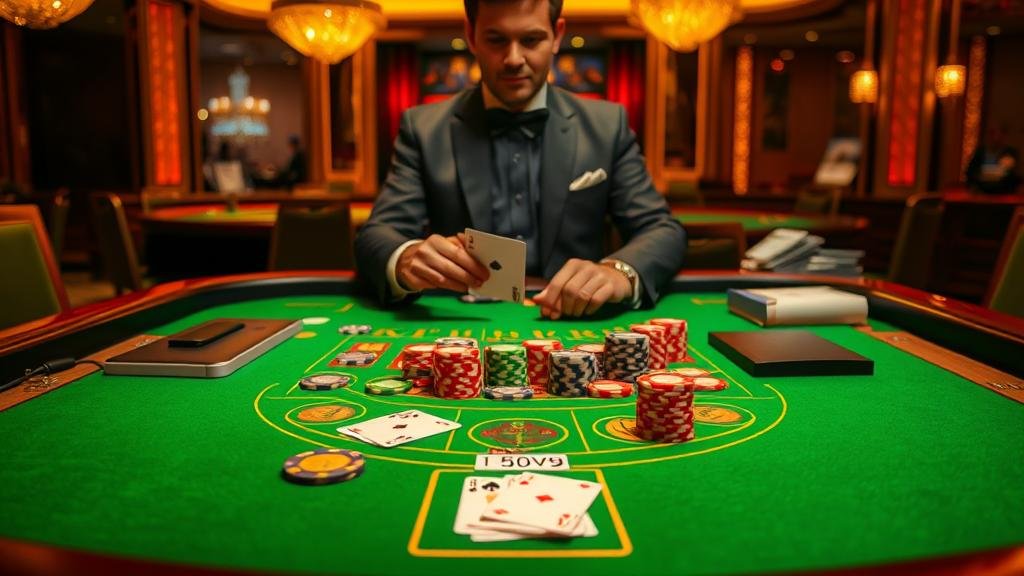 อินเทอร์เฟซเกมบาคาร่า LuckyStreak ที่ทันสมัย