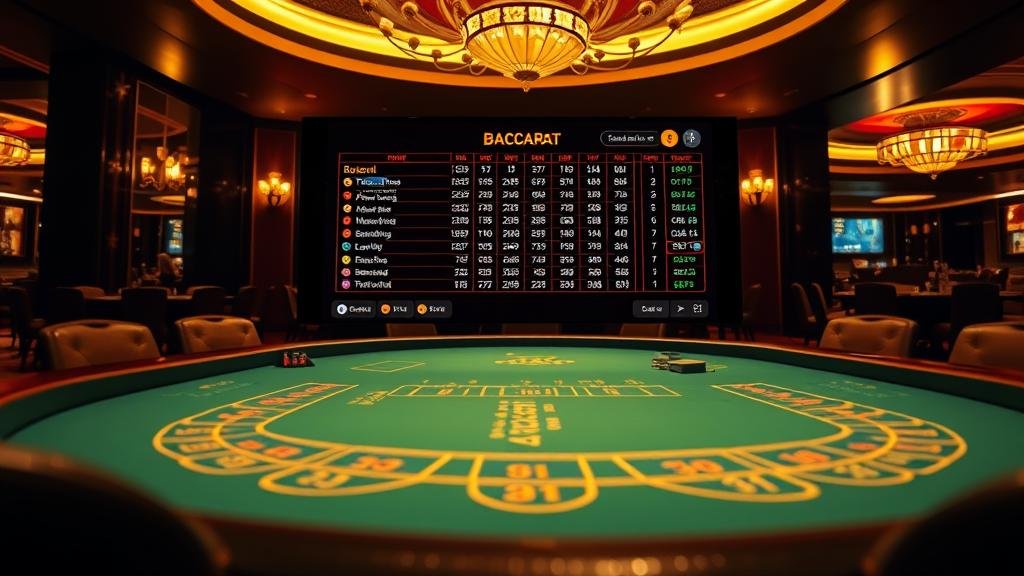 ตารางแสดงอัตราจ่ายบาคาร่า