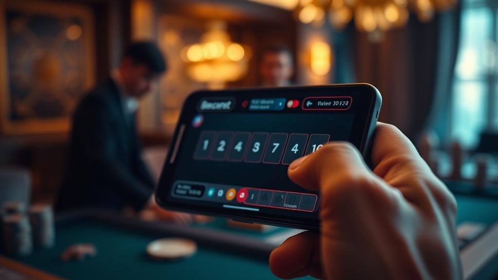 กราฟสถิติบาคาร่า Big Road และ Big Eye Road บนแท็บเล็ต