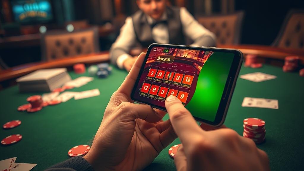 การเล่นบาคาร่าบน iOS และ Android